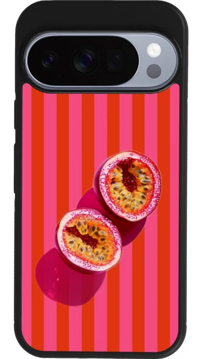 Google Pixel 10 / Pixel 10 Pro Case Hülle - Silikon schwarz Passion fruit Summer 2026