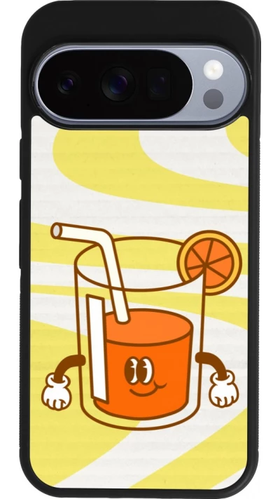 Google Pixel 10 / Pixel 10 Pro Case Hülle - Silikon schwarz Summer drink 2026