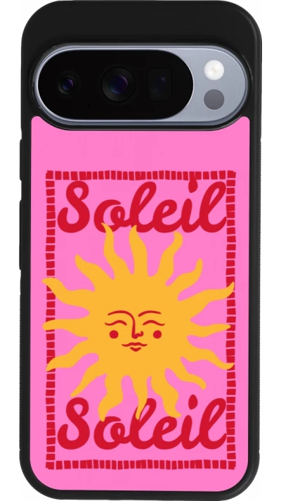 Google Pixel 10 / Pixel 10 Pro Case Hülle - Silikon schwarz Sun sun 2026
