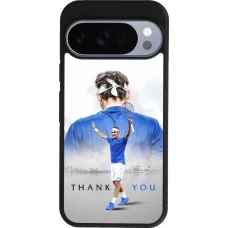 Coque Google Pixel 10 / Pixel 10 Pro - Silicone rigide noir Thank you Roger