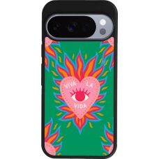Google Pixel 10 / Pixel 10 Pro Case Hülle - Silikon schwarz Viva la vida 2026