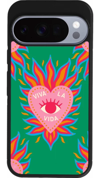 Google Pixel 10 / Pixel 10 Pro Case Hülle - Silikon schwarz Viva la vida 2026