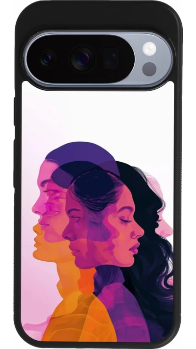 Google Pixel 10 / Pixel 10 Pro Case Hülle - Silikon schwarz Womens day 2026 10
