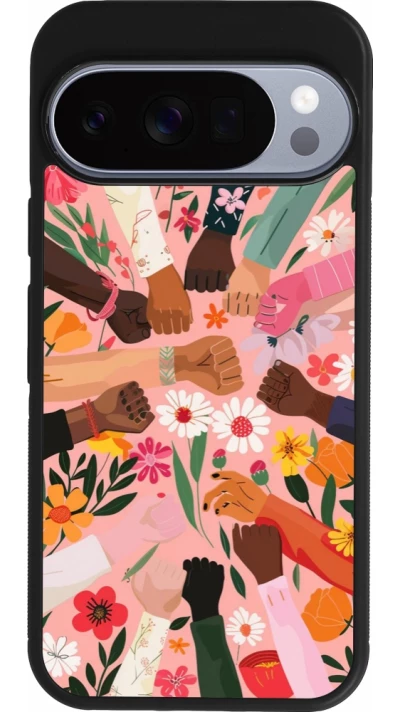 Google Pixel 10 / Pixel 10 Pro Case Hülle - Silikon schwarz Womens day 2026 8