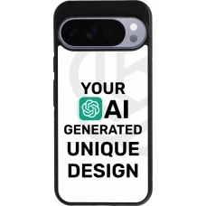 Google Pixel 10 Pro XL Case Hülle - Silikon schwarz Weltweit einzigartig erstellt dank Deiner Kreativität und künstlicher Intelligenz (KI)