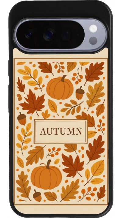 Coque Google Pixel 10 Pro XL - Silicone rigide noir Autumn 26 Hello autumn