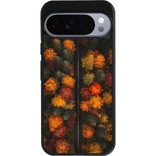 Coque Google Pixel 10 Pro XL - Silicone rigide noir Autumn 26 Road in autumn
