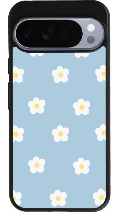 Google Pixel 10 Pro XL Case Hülle - Silikon schwarz Easter 2024 daisy flower