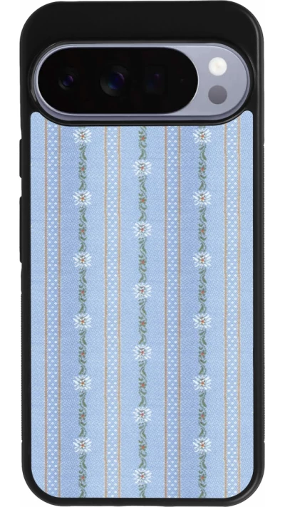 Google Pixel 10 Pro XL Case Hülle - Silikon schwarz Edelweiss