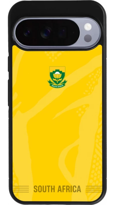 Google Pixel 10 Pro XL Case Hülle - Silikon schwarz Südafrika 2026 personalisierbares Fussballtrikot
