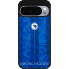 Google Pixel 10 Pro XL Case Hülle - Silikon schwarz Bosnien und Herzegowina 2026 personalisierbares Fussballtrikot