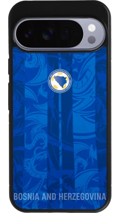 Google Pixel 10 Pro XL Case Hülle - Silikon schwarz Bosnien und Herzegowina 2026 personalisierbares Fussballtrikot