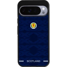 Google Pixel 10 Pro XL Case Hülle - Silikon schwarz Schottland 2026 personalisierbares Fussballtrikot