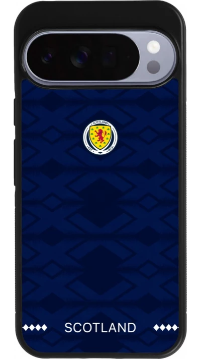 Google Pixel 10 Pro XL Case Hülle - Silikon schwarz Schottland 2026 personalisierbares Fussballtrikot