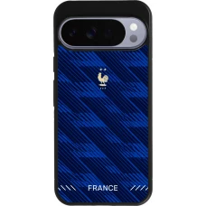 Google Pixel 10 Pro XL Case Hülle - Silikon schwarz Frankreich 2026 personalisierbares Fussballtrikot
