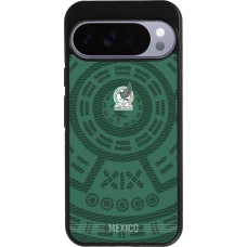Google Pixel 10 Pro XL Case Hülle - Silikon schwarz Mexiko 2026 personalisierbares Fussballtrikot