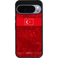 Google Pixel 10 Pro XL Case Hülle - Silikon schwarz Türkei 2026 personalisierbares Fussballtrikot