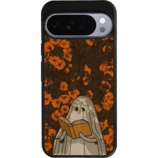 Google Pixel 10 Pro XL Case Hülle - Silikon schwarz Halloween 2026 Ghost reading