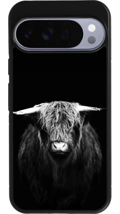 Google Pixel 10 Pro XL Case Hülle - Silikon schwarz Highland calf black