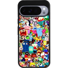 Google Pixel 10 Pro XL Case Hülle - Silikon schwarz Mixed cartoons