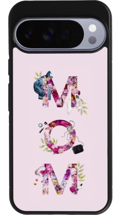Google Pixel 10 Pro XL Case Hülle - Silikon schwarz Mom 2024 girly mom