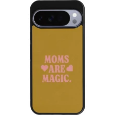 Coque Google Pixel 10 Pro XL - Silicone rigide noir Mom 2026 Are Magic