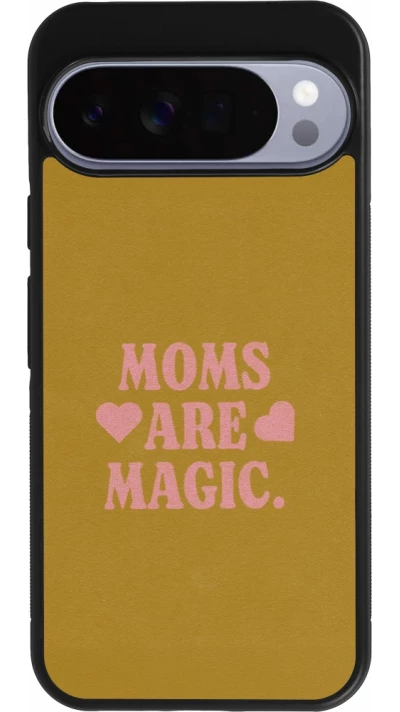 Google Pixel 10 Pro XL Case Hülle - Silikon schwarz Mom 2026 Are Magic
