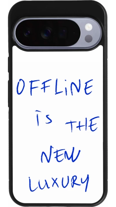 Google Pixel 10 Pro XL Case Hülle - Silikon schwarz Offline is the new luxury