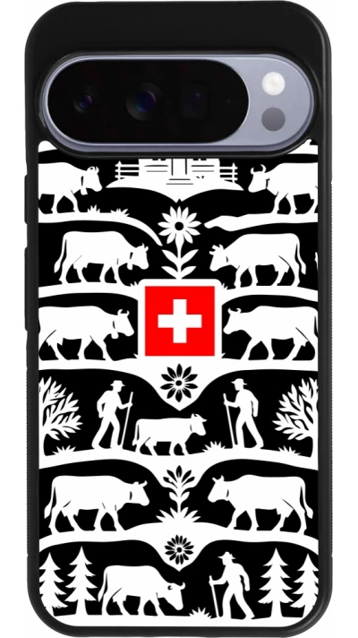 Google Pixel 10 Pro XL Case Hülle - Silikon schwarz Poya Schweiz 3 schwarz