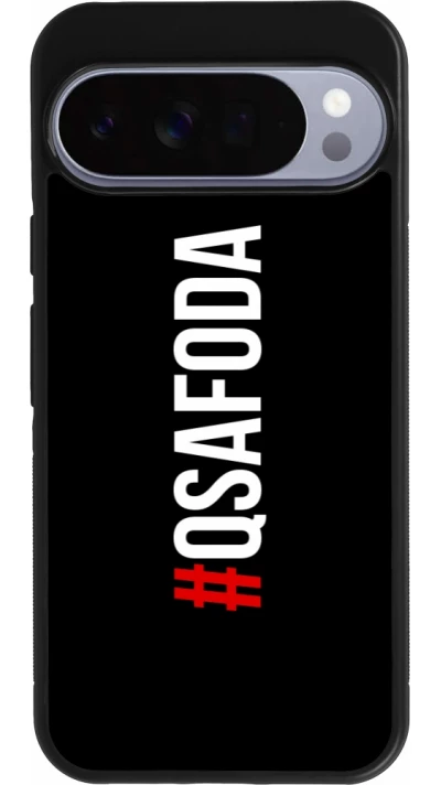 Google Pixel 10 Pro XL Case Hülle - Silikon schwarz Qsafoda 1