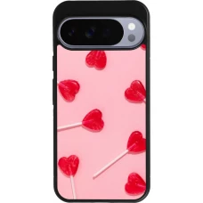 Google Pixel 10 Pro XL Case Hülle - Silikon schwarz Saint Valentines Day 26 Lollipop