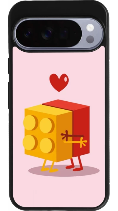 Google Pixel 10 Pro XL Case Hülle - Silikon schwarz Saint Valentines Day 26 Puzzle
