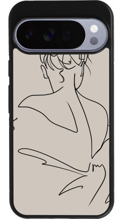 Google Pixel 10 Pro XL Case Hülle - Silikon schwarz Salnikova 05