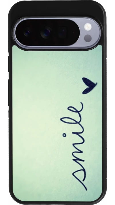 Google Pixel 10 Pro XL Case Hülle - Silikon schwarz Smile