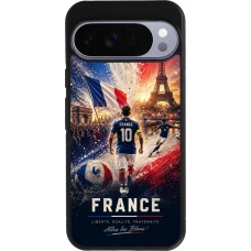 Google Pixel 10 Pro XL Case Hülle - Silikon schwarz Fussball Frankreich splash 2026