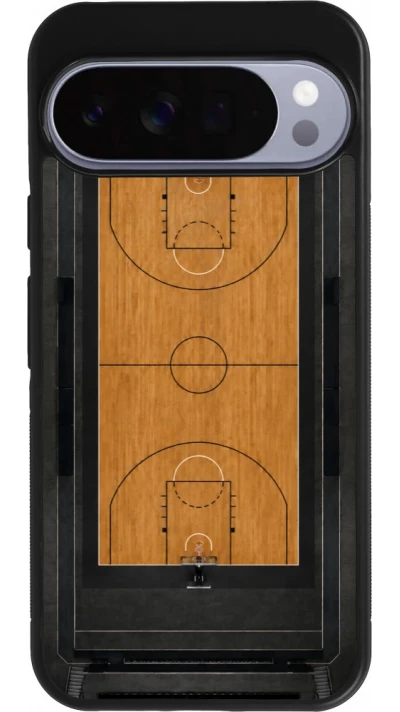 Google Pixel 10 Pro XL Case Hülle - Silikon schwarz Sports 2026 Basketball