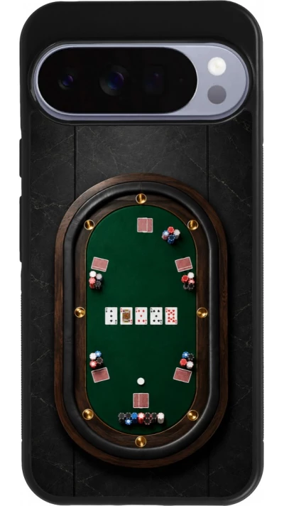 Google Pixel 10 Pro XL Case Hülle - Silikon schwarz Sports 2026 Poker