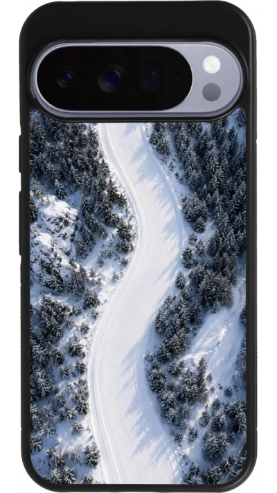 Google Pixel 10 Pro XL Case Hülle - Silikon schwarz Sports 2026 Ski