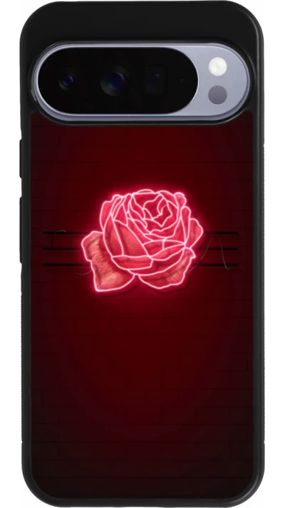 Google Pixel 10 Pro XL Case Hülle - Silikon schwarz Spring 23 neon rose