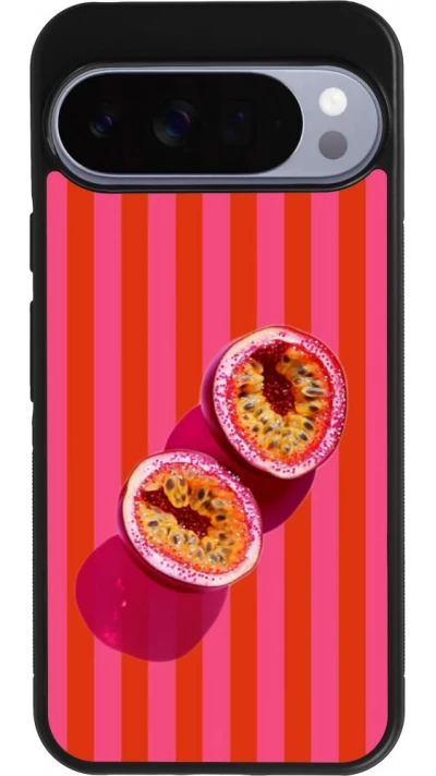 Google Pixel 10 Pro XL Case Hülle - Silikon schwarz Passion fruit Summer 2026