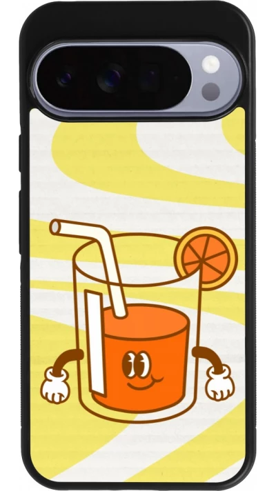 Google Pixel 10 Pro XL Case Hülle - Silikon schwarz Summer drink 2026