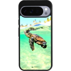 Coque Google Pixel 10 Pro XL - Silicone rigide noir Turtle Underwater
