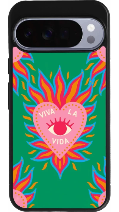 Google Pixel 10 Pro XL Case Hülle - Silikon schwarz Viva la vida 2026