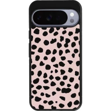 Google Pixel 10 Pro XL Case Hülle - Silikon schwarz Wild Leopard Pink
