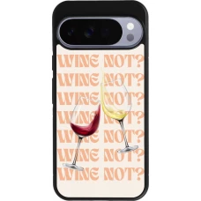 Google Pixel 10 Pro XL Case Hülle - Silikon schwarz Wine not
