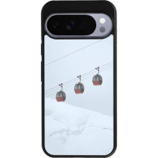 Google Pixel 10 Pro XL Case Hülle - Silikon schwarz Winter 22 ski lift