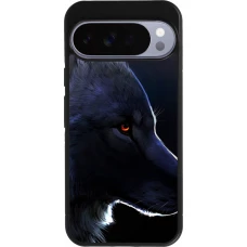 Google Pixel 10 Pro XL Case Hülle - Silikon schwarz Wolf Shape