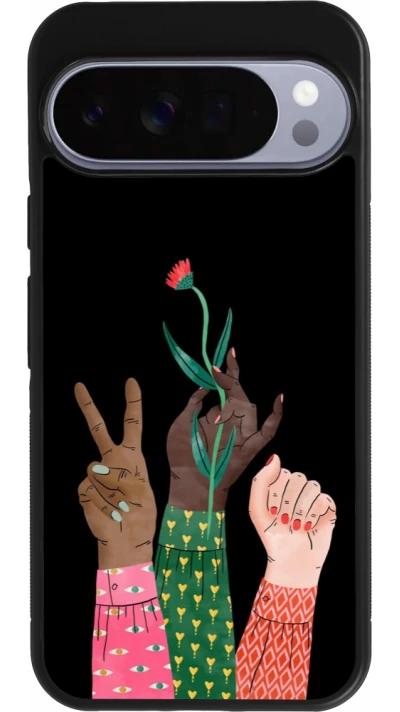 Google Pixel 10 Pro XL Case Hülle - Silikon schwarz Womens day 2026 2