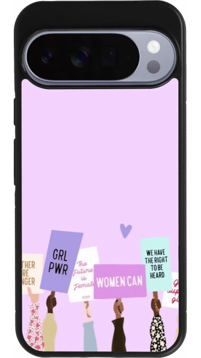 Google Pixel 10 Pro XL Case Hülle - Silikon schwarz Womens day 2026 9