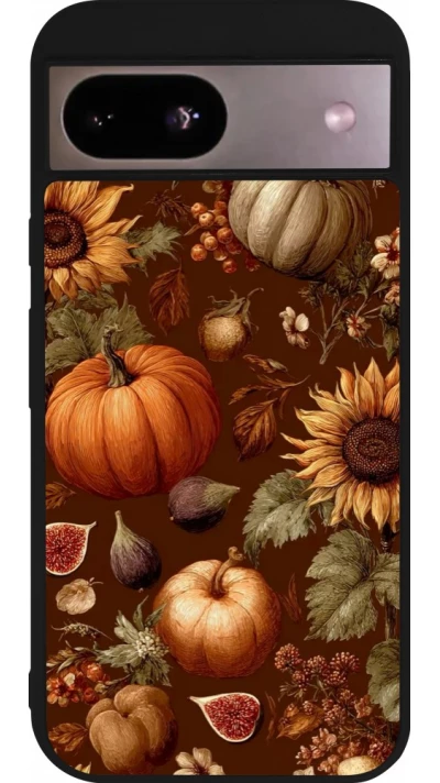 Coque Google Pixel 8a - Silicone rigide noir Autumn 26 Autumn still life